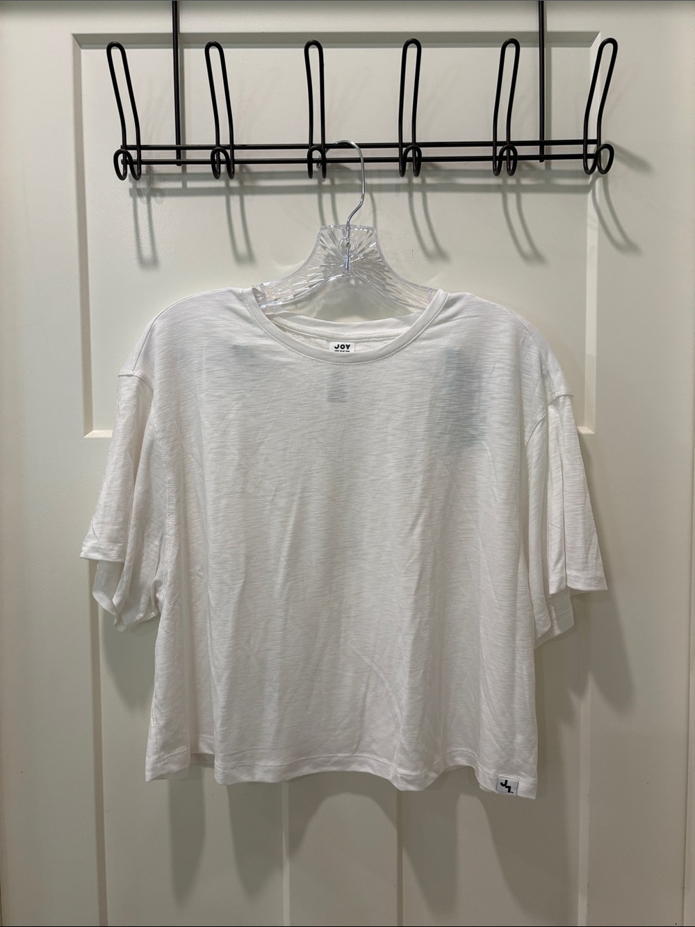 JoyLab White Short-Sleeve Boxy Tee